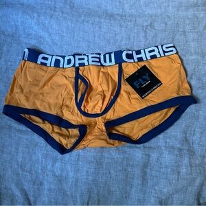 Andrew Christian Fly Tagless Orange Briefs Size XL New